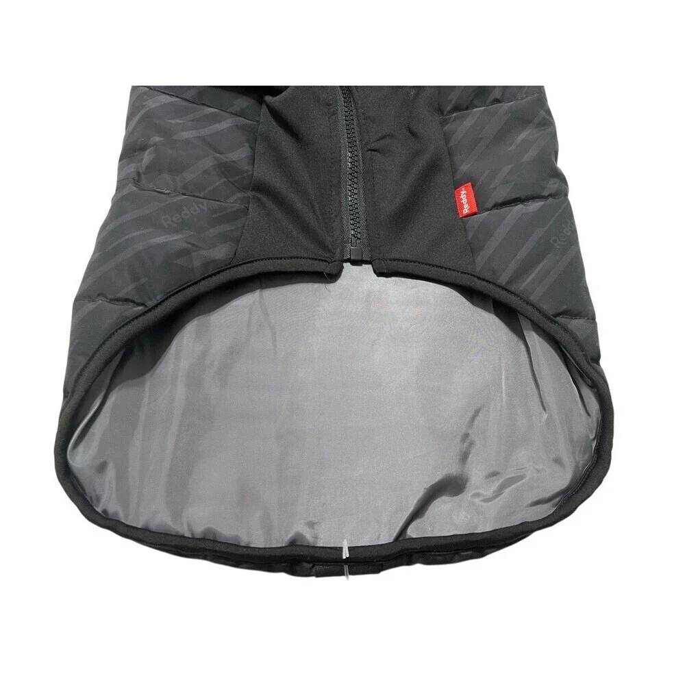 NEW Reddy Dog Reflective Puffer Jacket Insulated Water-Resistant Black Gray XXL
